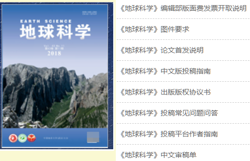 地球科学领域论文适合投稿的高质量中文期刊