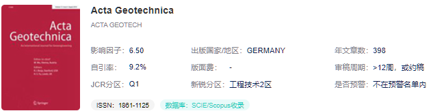 Acta Geotechnica