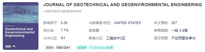  Journal of Geotechnical and Geoenvironmental Engineering