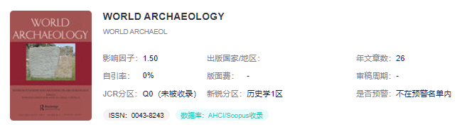 WORLD ARCHAEOLOGY