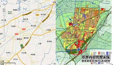 图2 嘉善南站区位及周边开发范围示意图